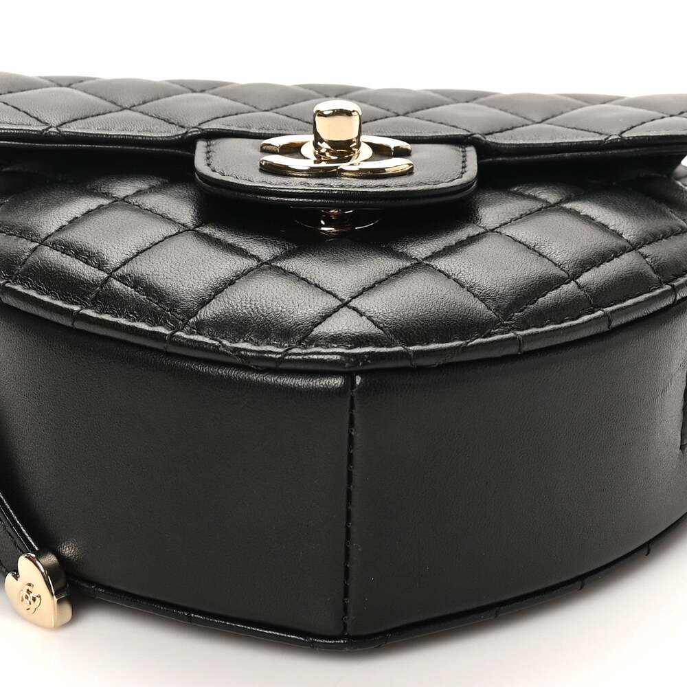 Chanel Lambskin Quilted Cc In Love #295125C73B - Picture 9 of 10